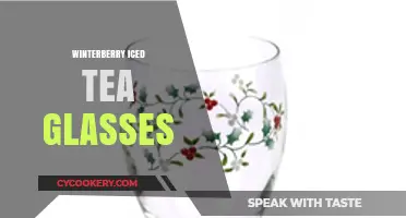Winterberry Iced Tea Glasses: Elegant Holiday Drinkware for Festive Gatherings