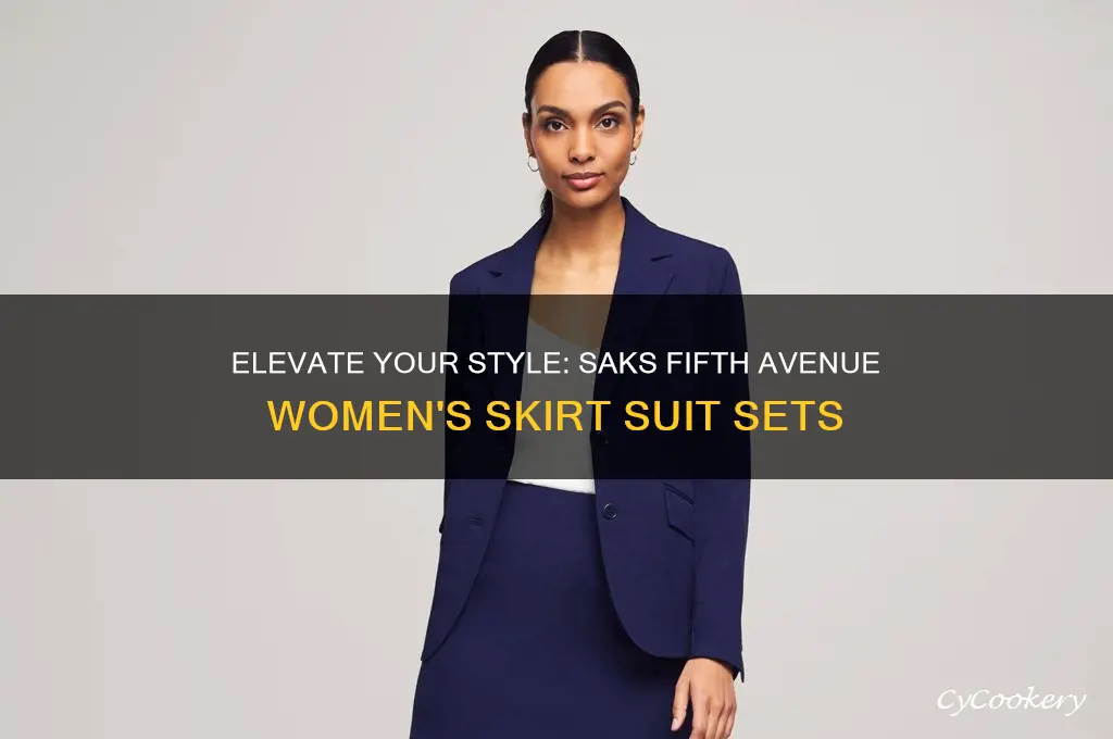 womens skirt suit sets saks fith avenue