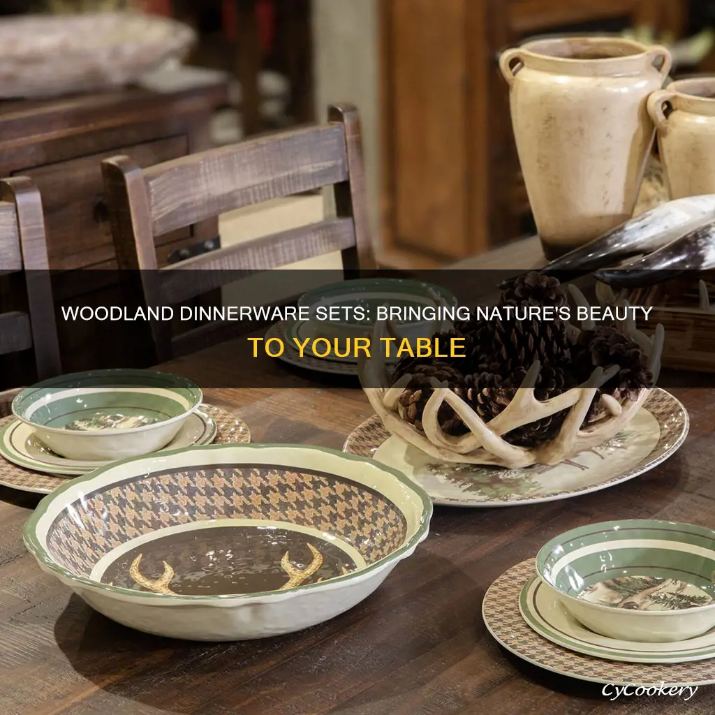 woodland dinnerware sets