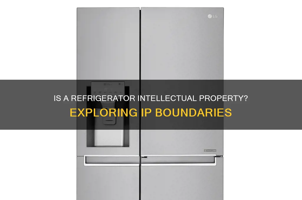 would a refrigerator be considered intellectual property