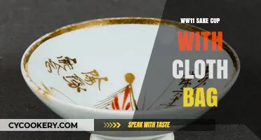 WWII Sake Cup: A Historic Relic in a Cloth Bag