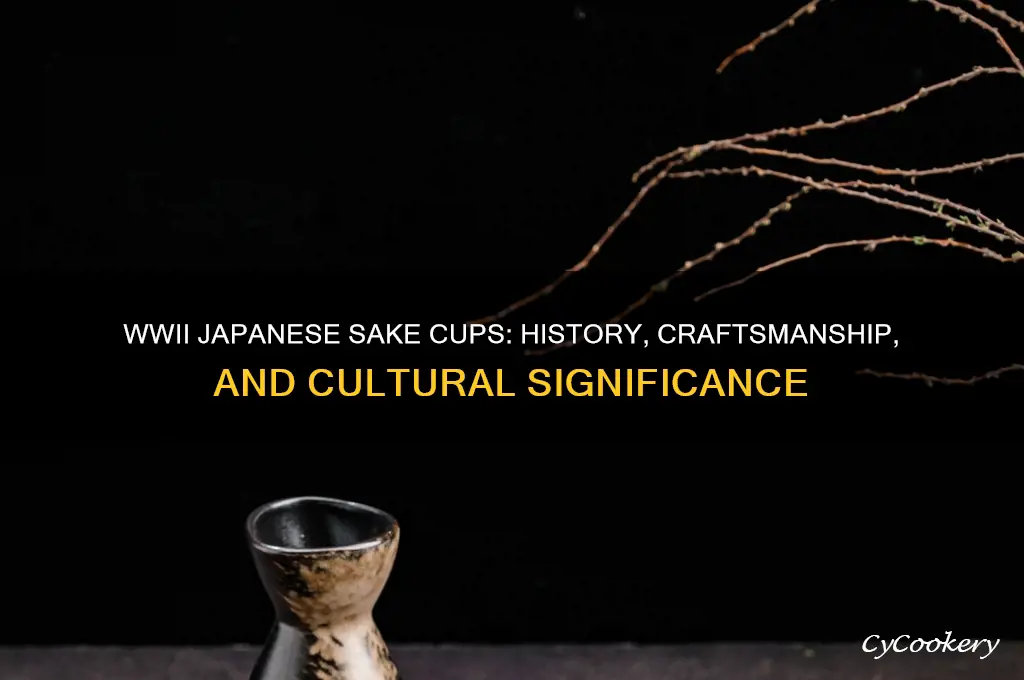 ww2 japanese sake cups
