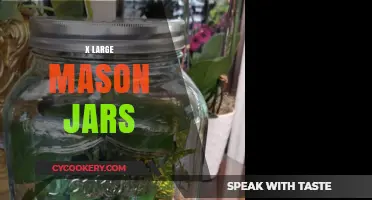 Extra Large Mason Jars: Creative Uses, Storage Tips, and DIY Ideas