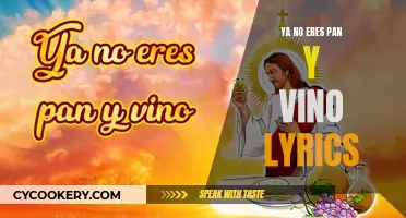 Exploring Ya No Eres Pan y Vino Lyrics and Their Meaning