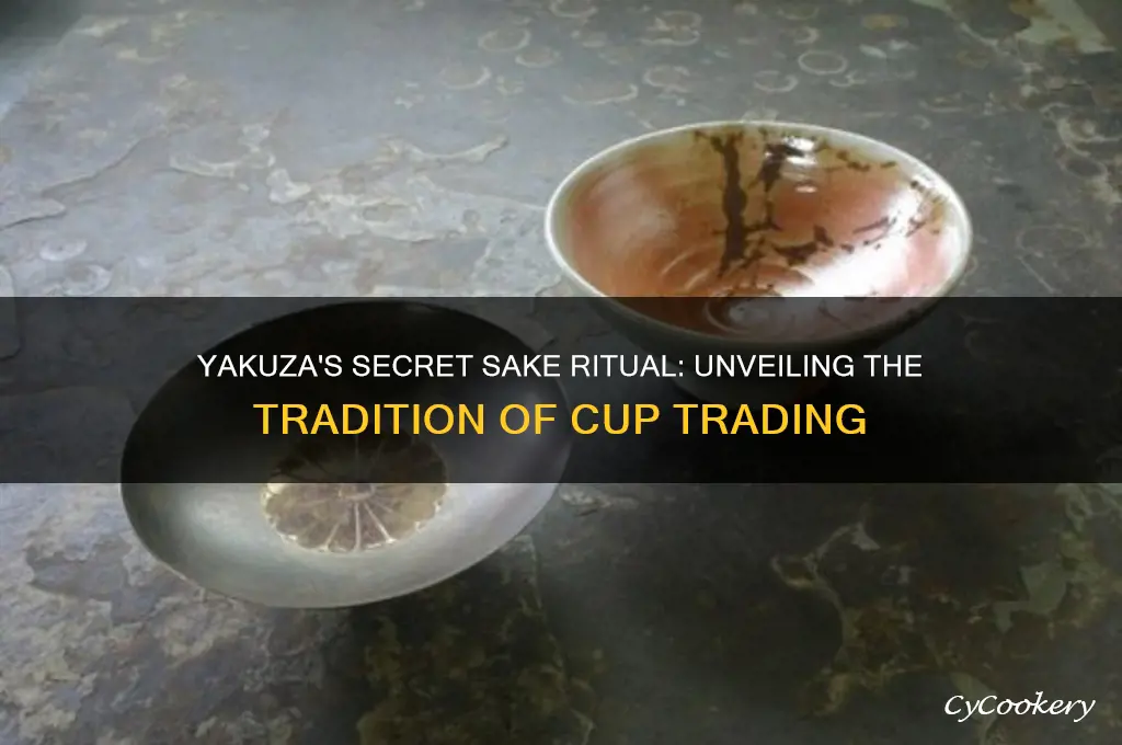 yakuza trading cups of sake