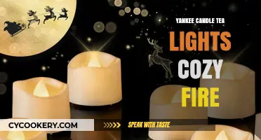 Warm Ambiance with Yankee Candle Tea Lights Cozy Fire