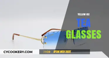 Chic Yellow Ice Tea Glasses: Elevate Your Summer Sips in Style