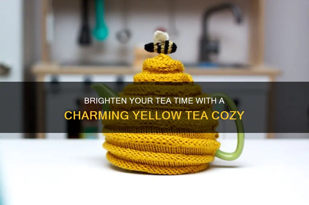 yellow tea cozy