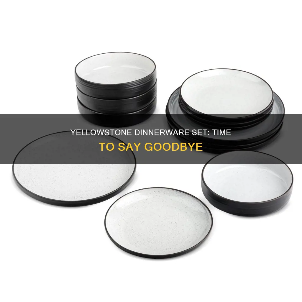 yellowstone dinnerware set rip