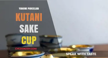 Elegant Yunomi Porcelain Kutani Sake Cup: A Japanese Artistry Guide